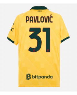 Günstige AC Milan Strahinja Pavlovic #31 3rd trikot 2025-26 Kurzarm